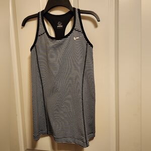 Item #:81 Nike Navy Stripe Top with built-in bra